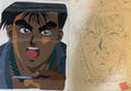 Crimson Wolf Large Cel and Production Sketch AU104 - Animation Legends