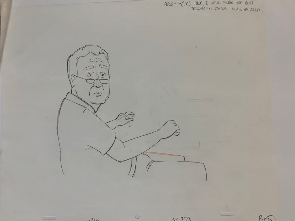 King of The Hill Production Sketch AU124 - Animation Legends