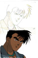 Crimson Wolf Cel and Production Sketch EX2320 - Animation Legends