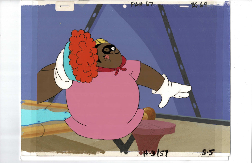 Fat Albert/Brown Hornet Animation Cel EX2571 - Animation Legends