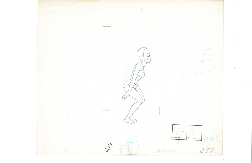 Flash Gordon Production Sketch EX2660 - Animation Legends