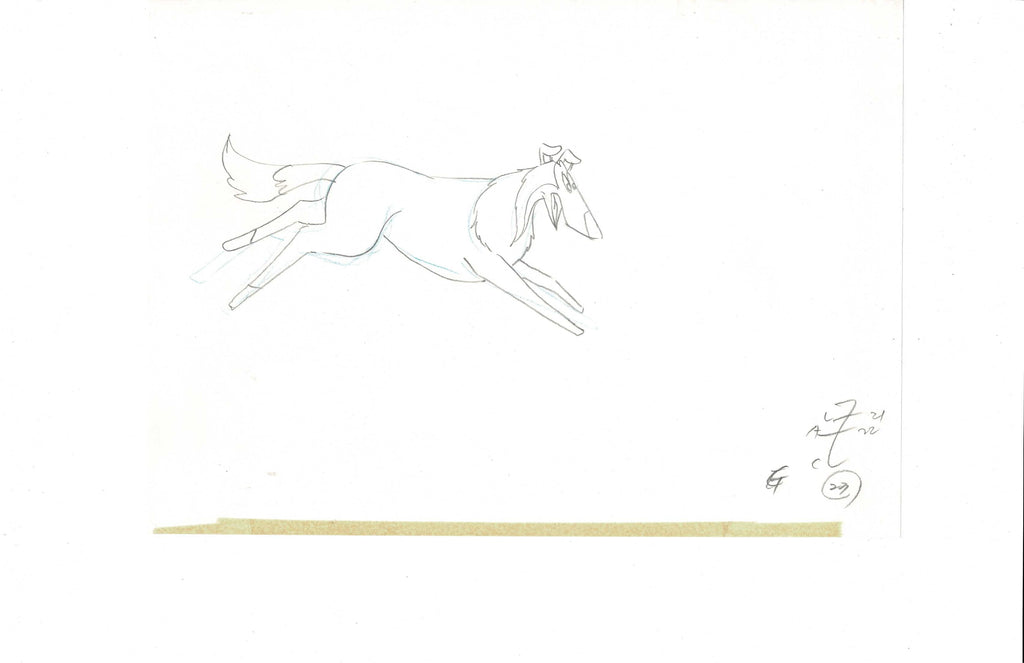 Lassie the Animated Series Sketch EX2776 - Animation Legends