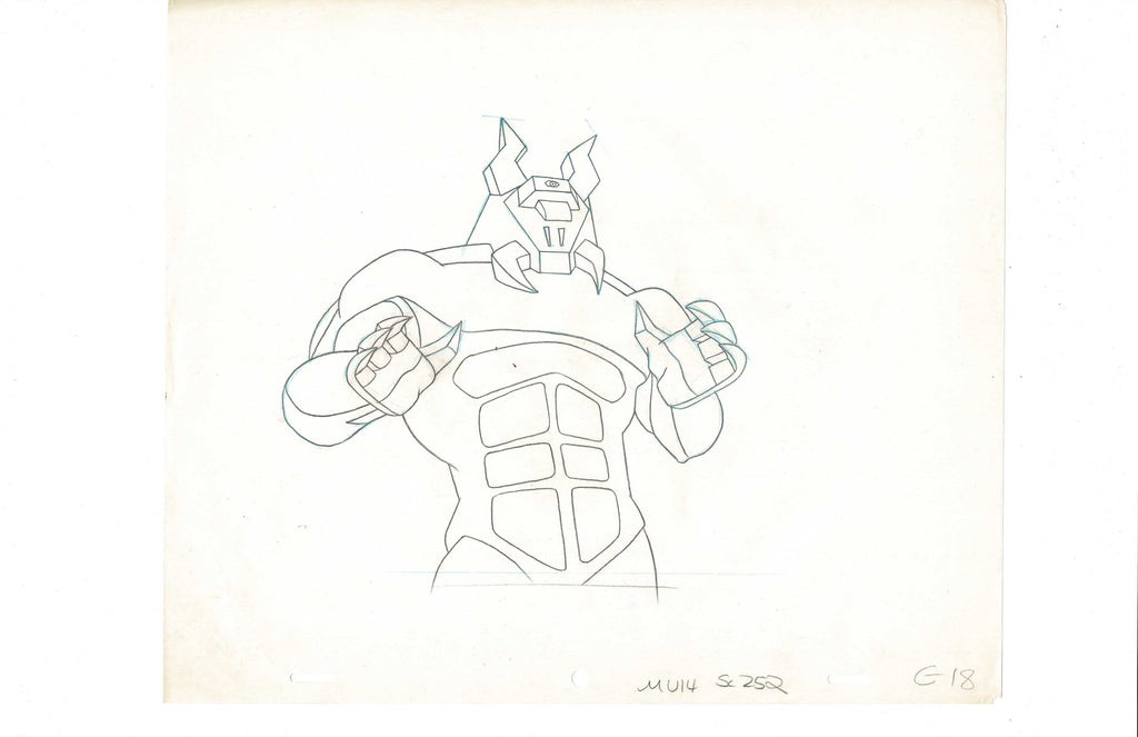 He-Man and the Masters of the Universe Production Sketch EX2849 - Animation Legends