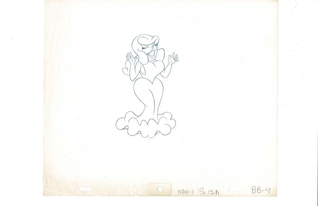 BroomHilda Sketch Art EX3171 - Animation Legends