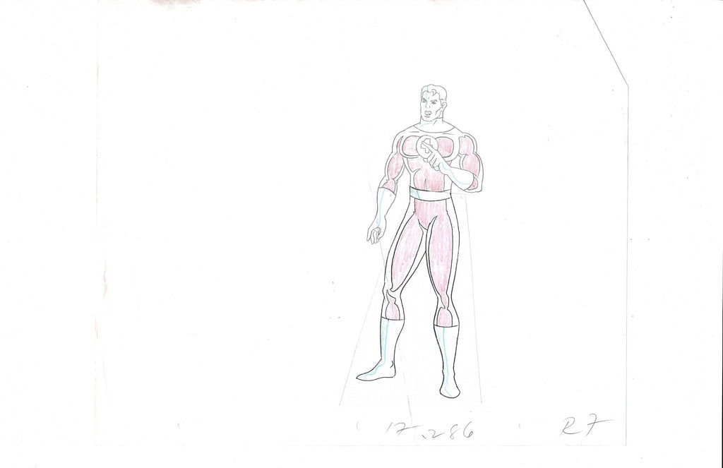 Fantastic Four: The Animated Series sketch art EX3207 - Animation Legends