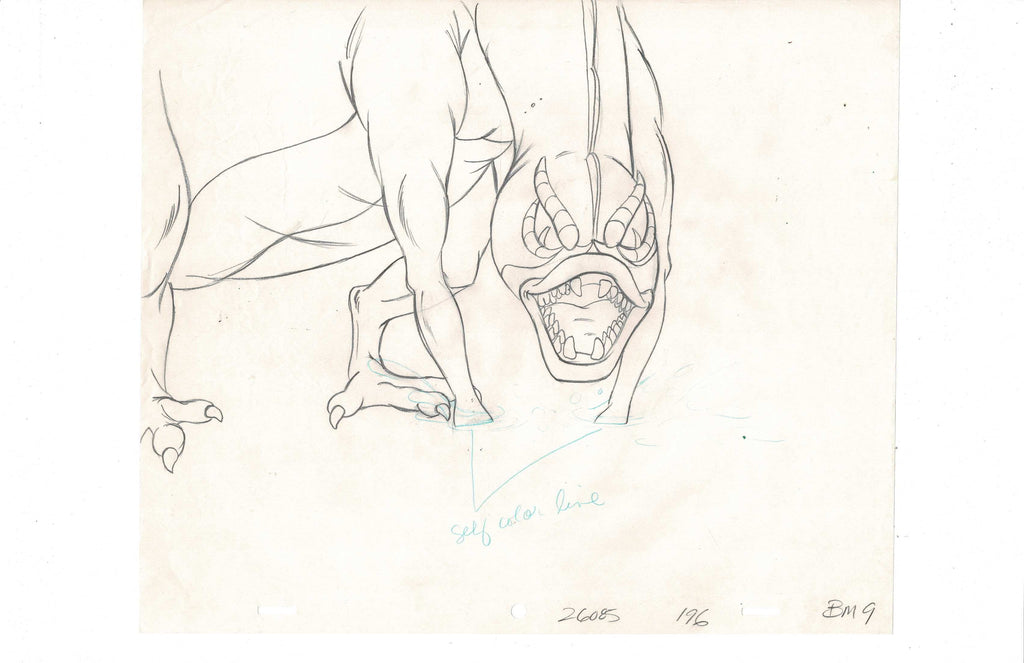 He-Man Masters of the Universe sketch EX3451 - Animation Legends
