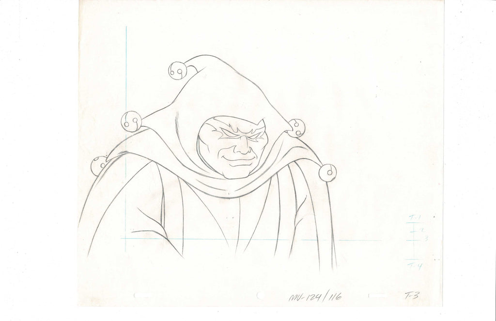He-Man Masters of the Universe sketch EX3453 - Animation Legends