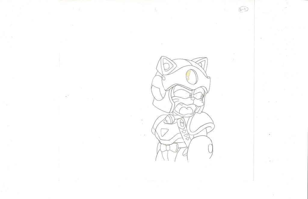 Samurai Pizza Cats production sketch EX3602 - Animation Legends