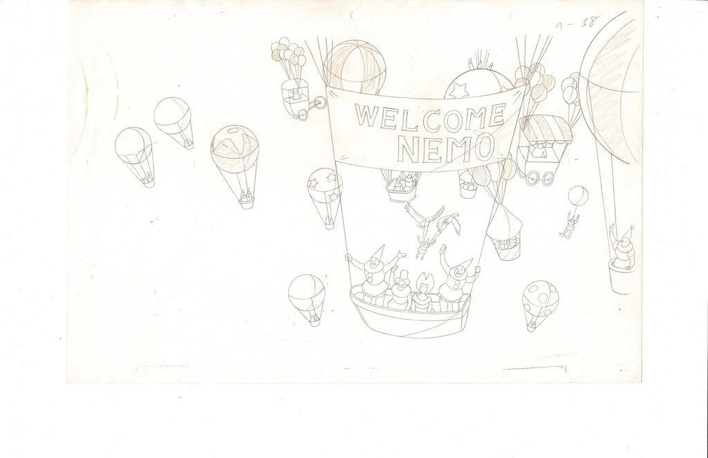 Little Nemo Adventures in Slumberland production sketch EX3813 - Animation Legends
