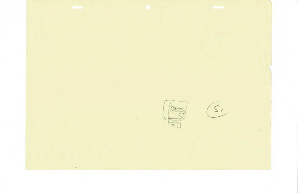 Spongebob Squarepants production sketch EX3835 - Animation Legends