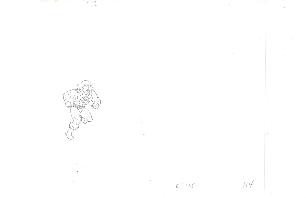 He-Man Masters of the Universe production sketch EX4105 - Animation Legends