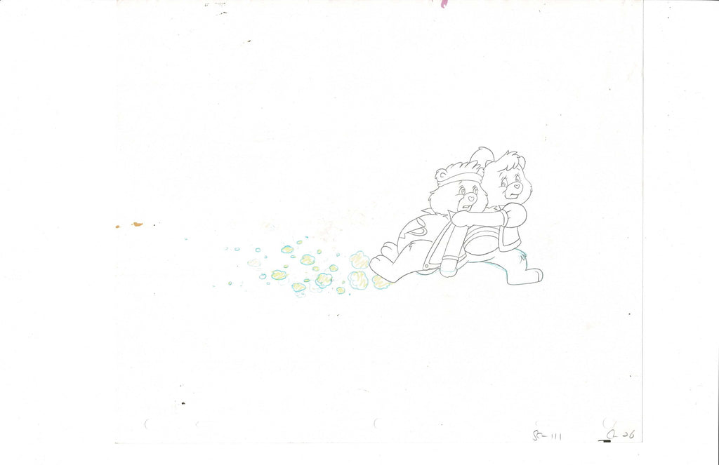 Care Bears production sketch EX4139 - Animation Legends