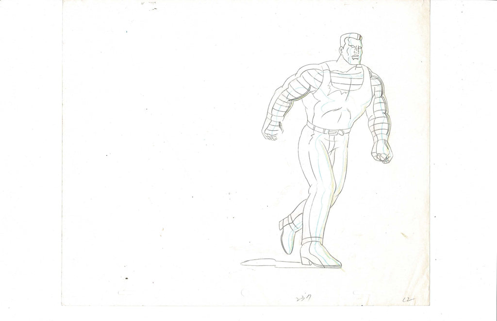 X-Men The Animated Series production sketch EX4158 - Animation Legends