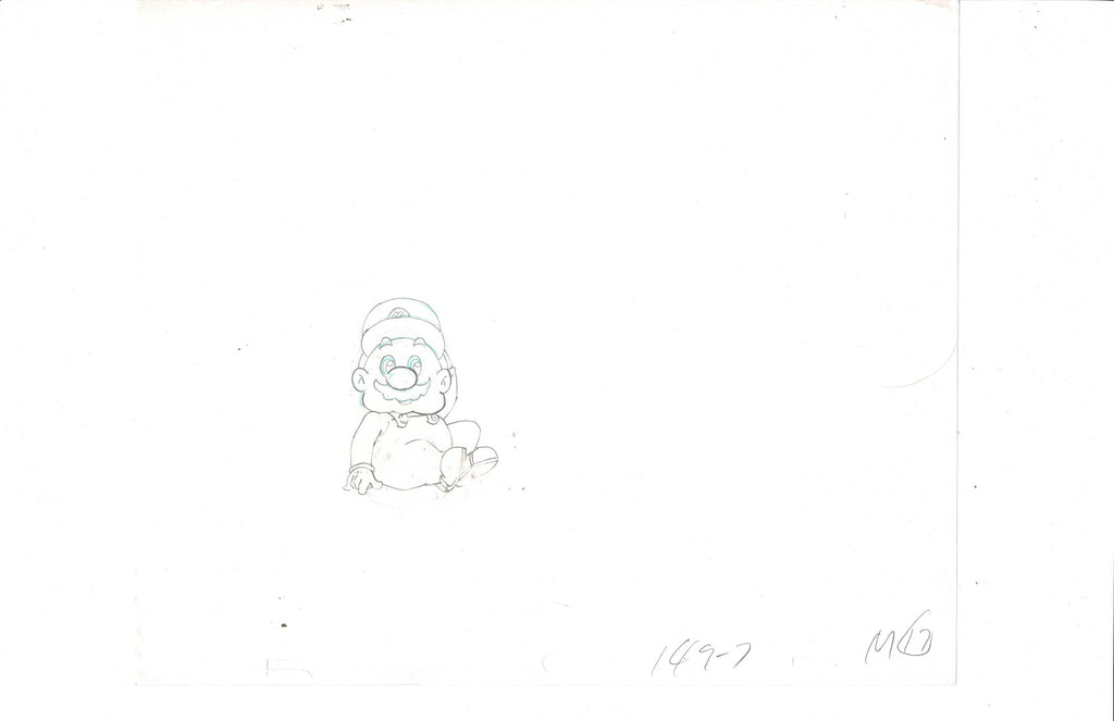 Super Mario Bro's production sketch EX4166 - Animation Legends