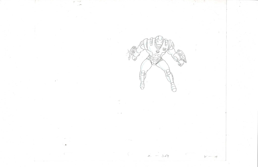 Iron Man production sketch EX4167 - Animation Legends