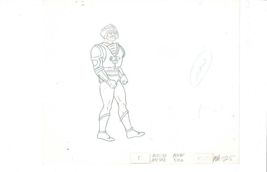 He-Man Masters of the Universe animation sketch EX4256 - Animation Legends