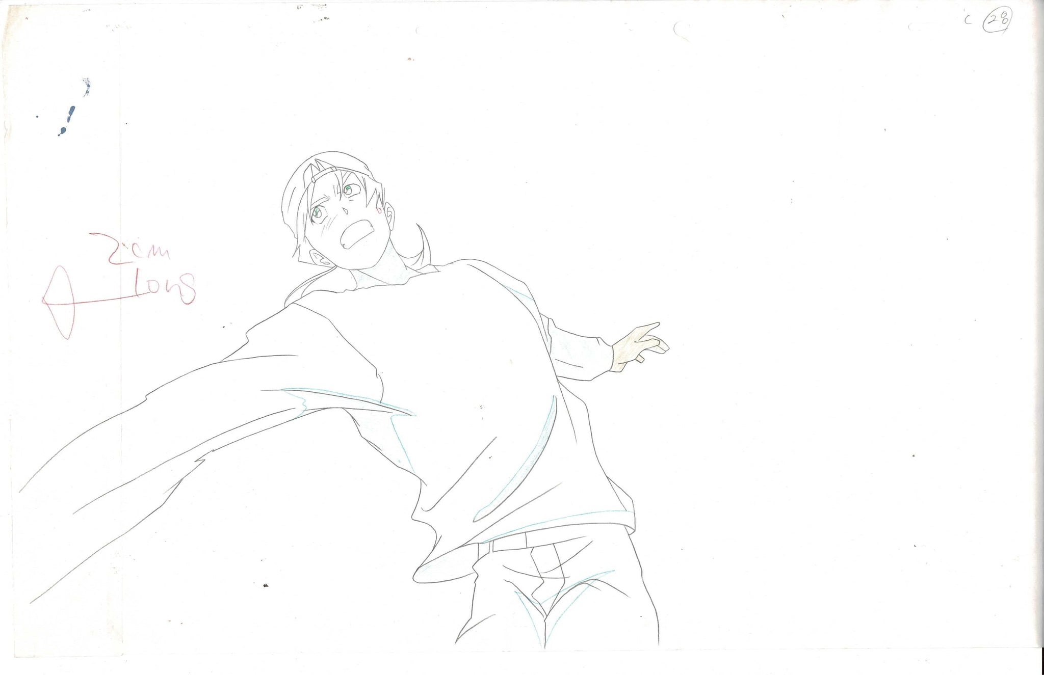 Golden Boy animation sketch EX4265– Animation Legends