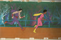 Super Stretch and Microwomen large animation cel EX4284 - Animation Legends