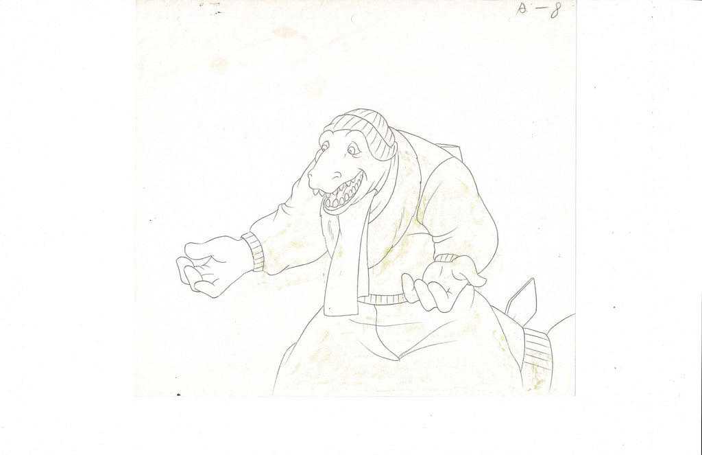 Dinosaucers production sketch EX4435 - Animation Legends