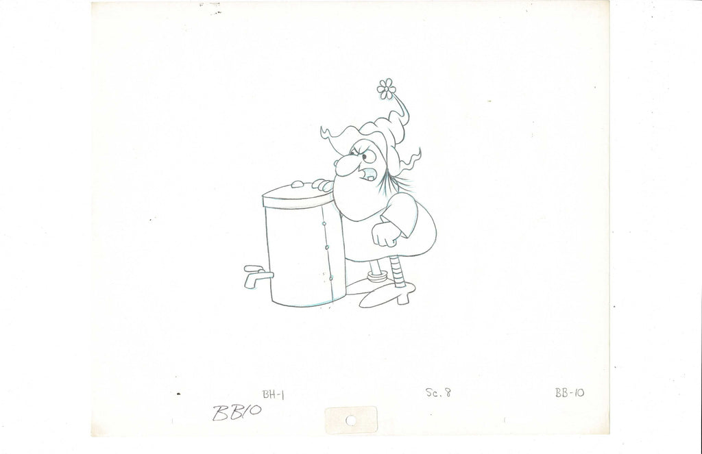 BroomHilda production sketch EX4437 - Animation Legends