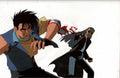Crimson Wolf large cel EX4454 - Animation Legends
