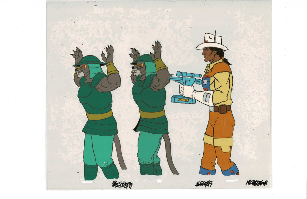 Bravestarr production cel EX4465 - Animation Legends