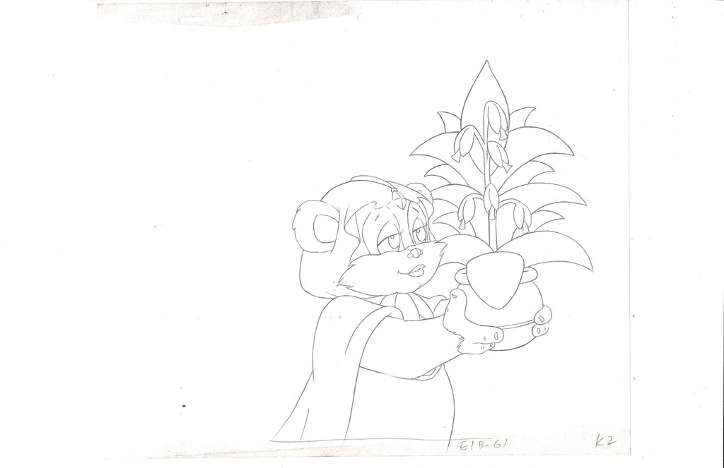 Star Wars: Ewoks production sketch EX4485 - Animation Legends