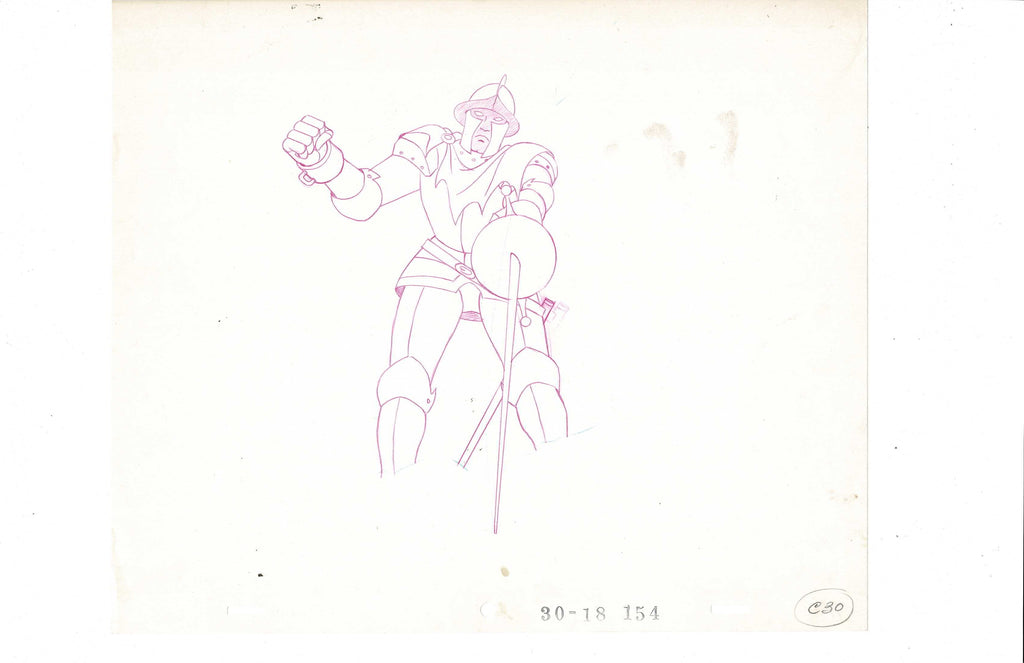 King Arthur sketch EX4587 - Animation Legends