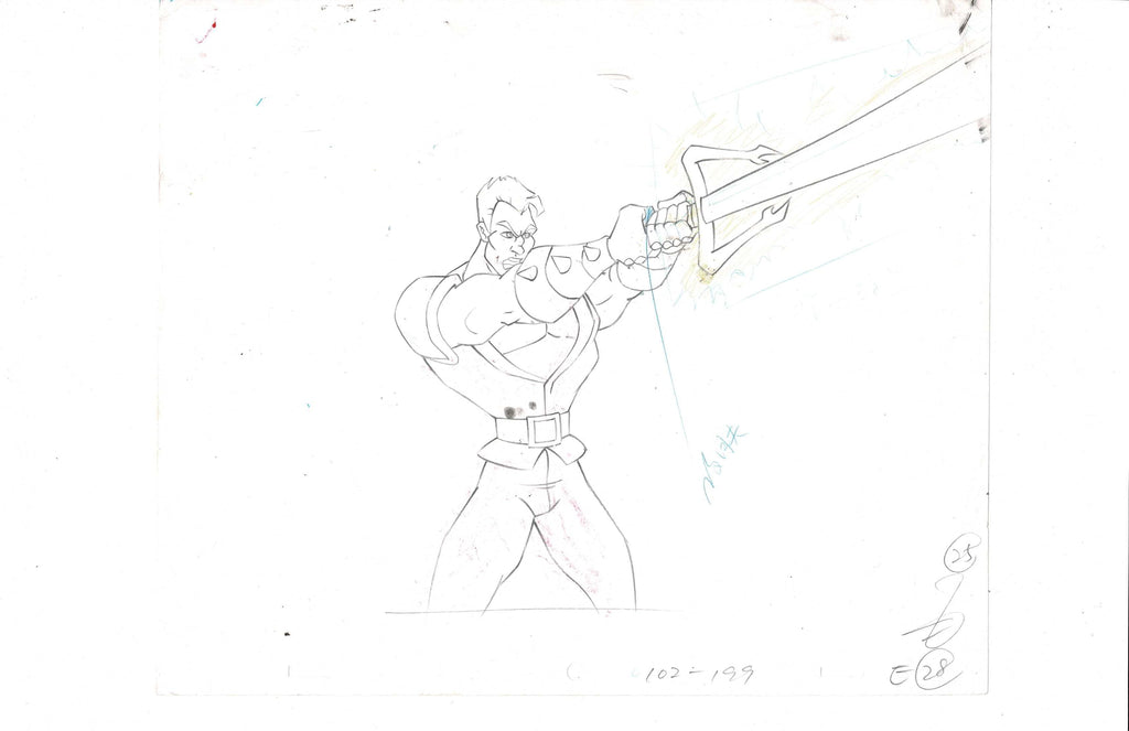 Double Dragon sketch EX4592 - Animation Legends