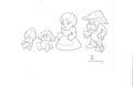 Super Mario Bro's World character model sketch EX4614 - Animation Legends