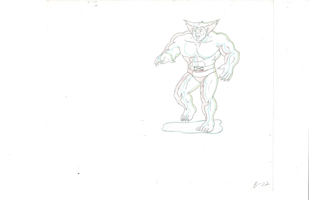X-Men The Animated Series sketch EX4622 - Animation Legends