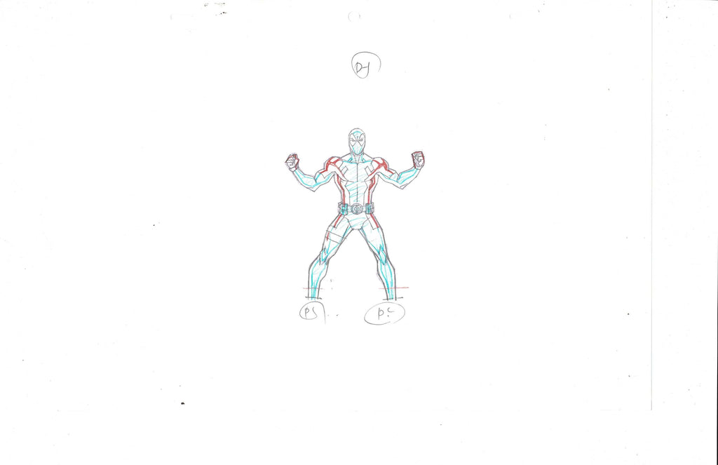 Ultimate Spiderman sketch EX4664 - Animation Legends