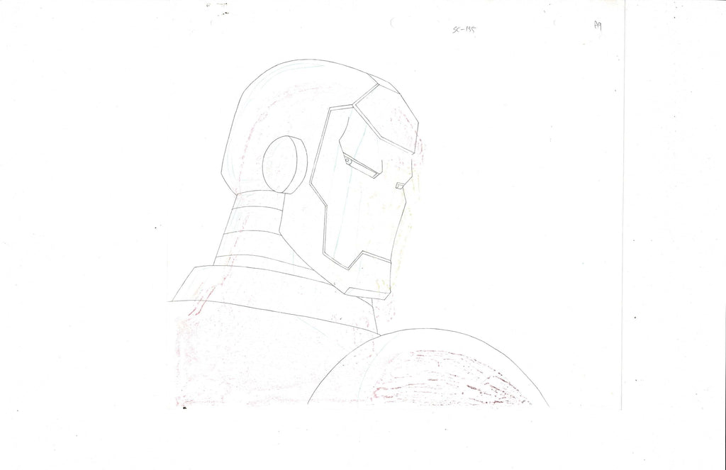 Iron Man sketch EX4800 - Animation Legends