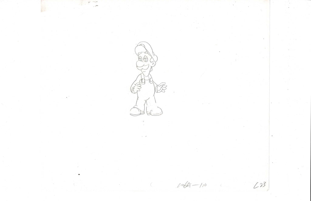 Super Mario Bros World sketch EX4928 - Animation Legends
