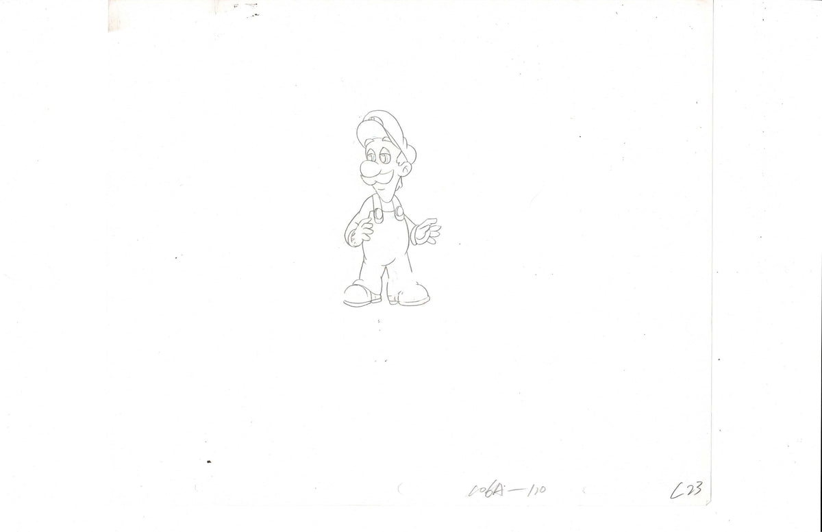 Super Mario Bros World sketch EX4928– Animation Legends