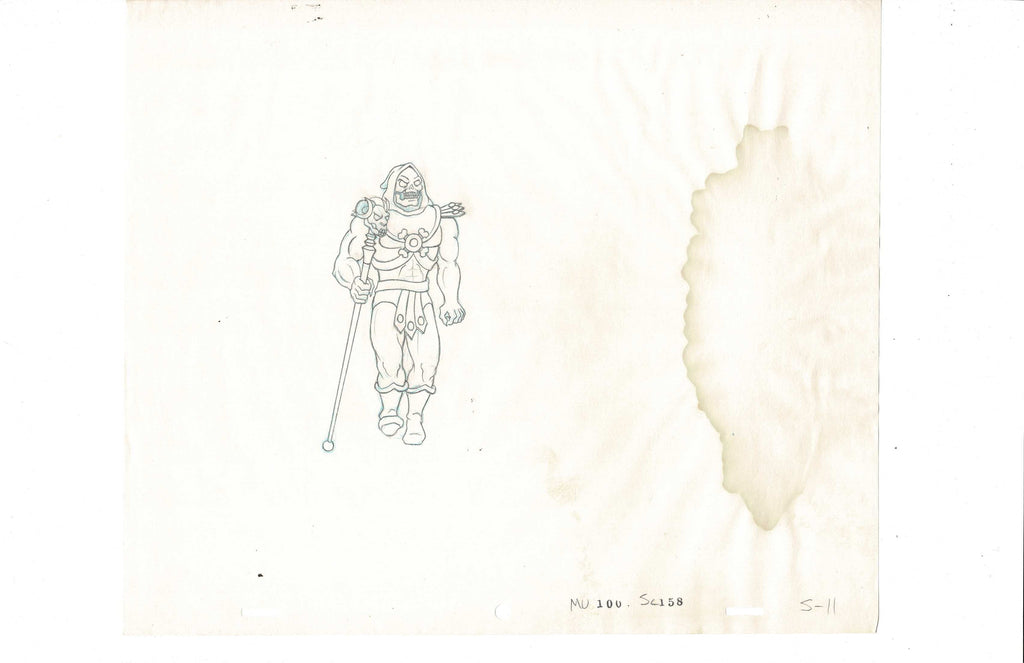 He-Man Masters of the Universe sketch EX4949 - Animation Legends