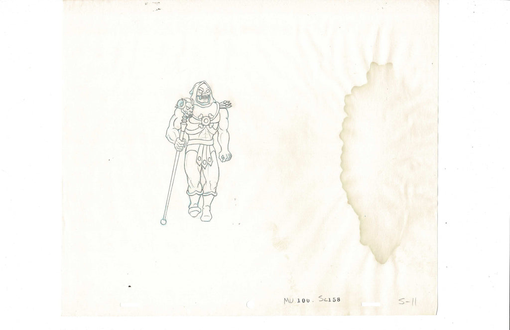He-Man Masters of the Universe sketch EX4955 - Animation Legends