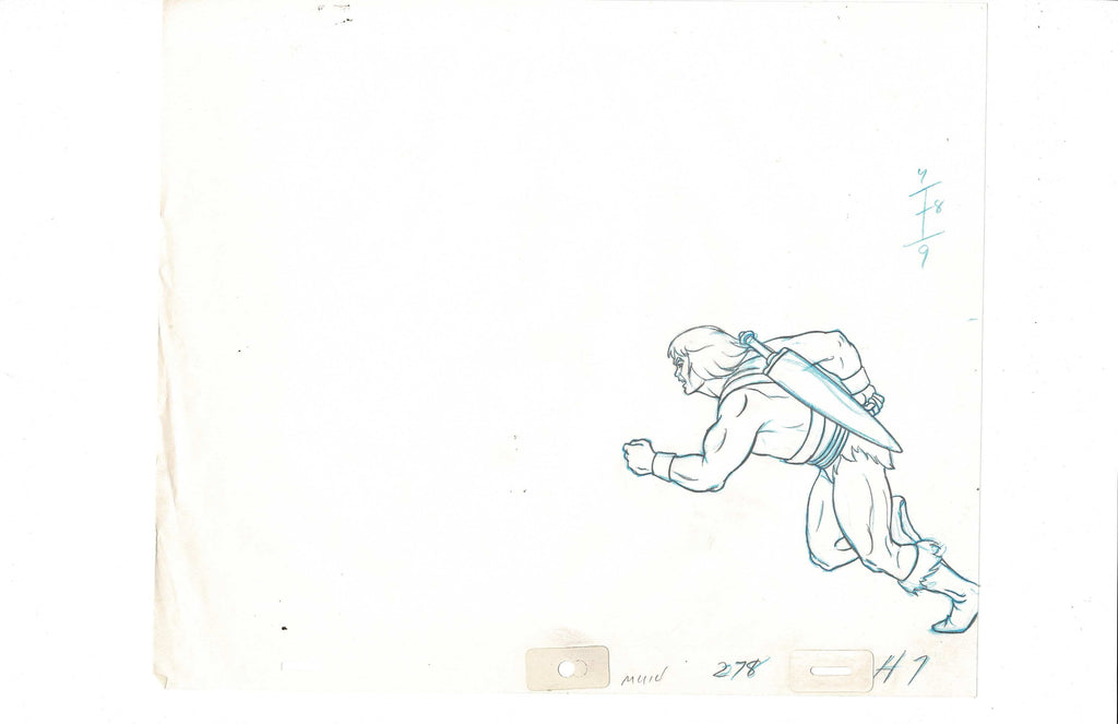 He-Man Masters of the Universe sketch EX4984 - Animation Legends