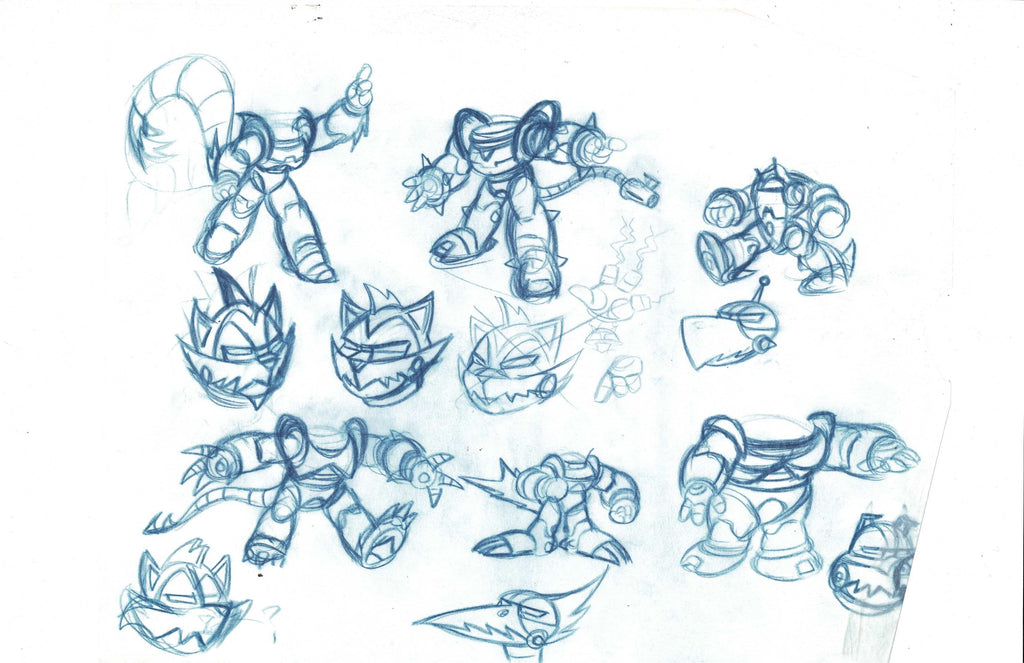 Sonic Underground character model sketch EX5092 - Animation Legends