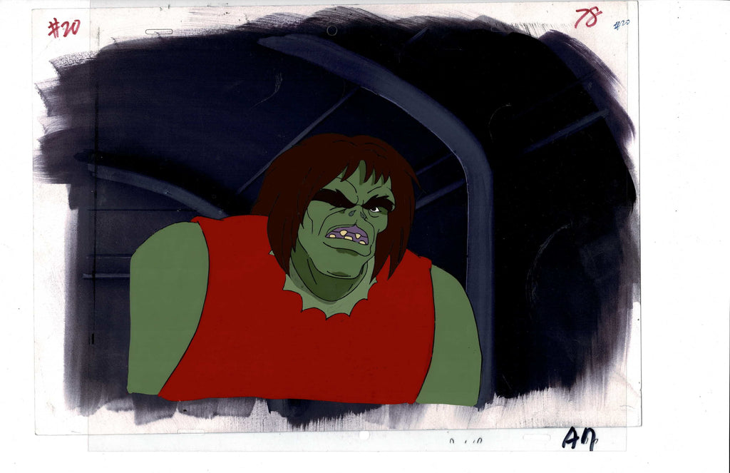 The Incredible Hulk cel EX5096 - Animation Legends