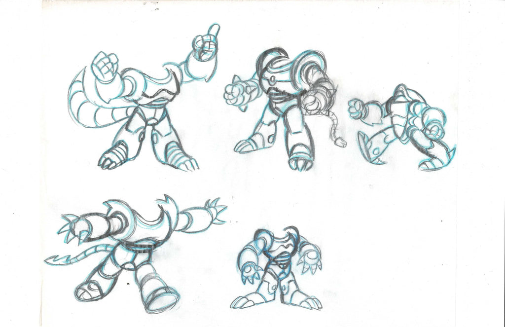 Sonic Underground character model sketch EX5133 - Animation Legends