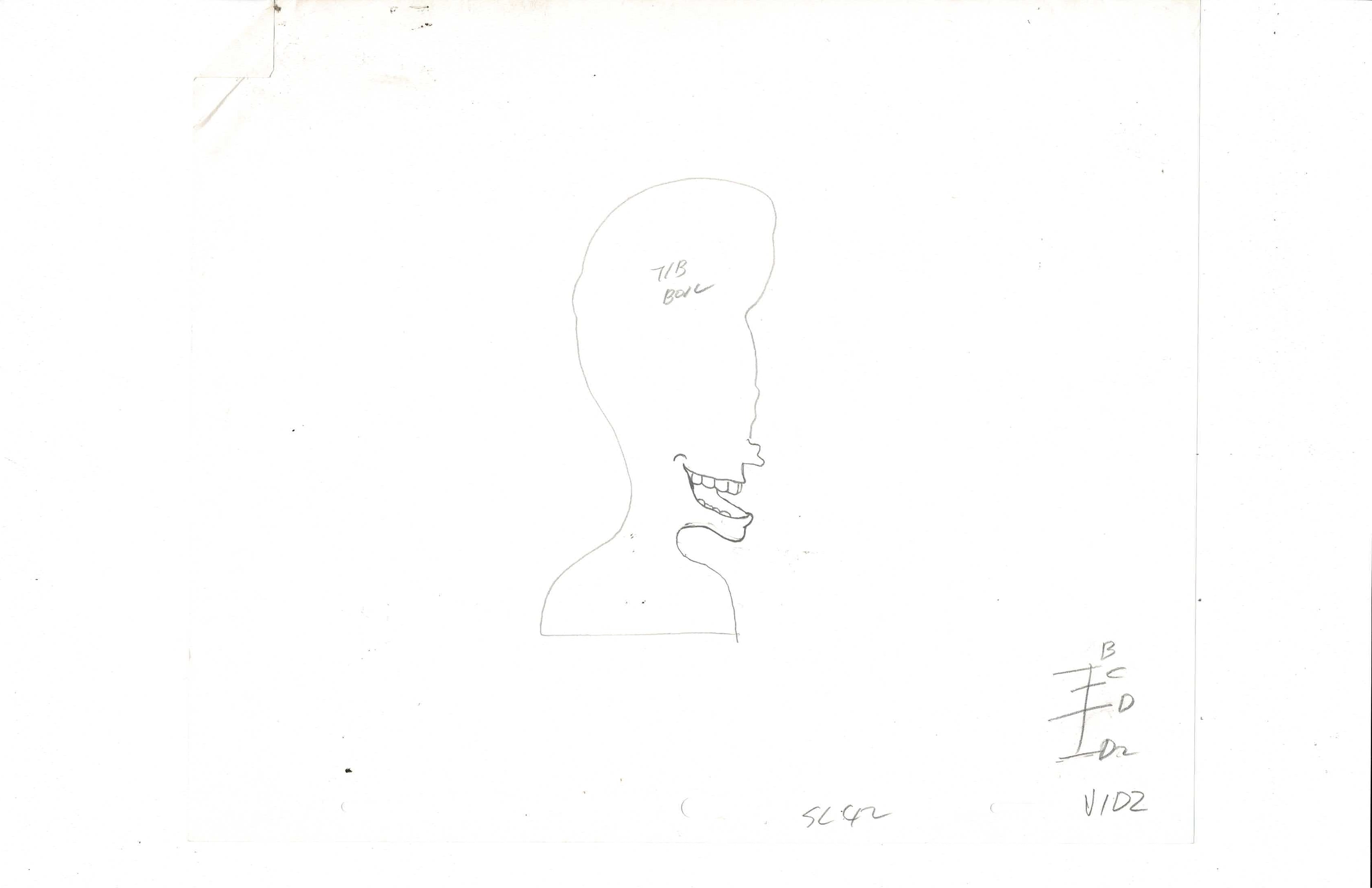 Beavis and Butthead sketch EX5157 - Animation Legends