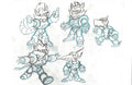 Sonic Satam sketch model EX5224 - Animation Legends