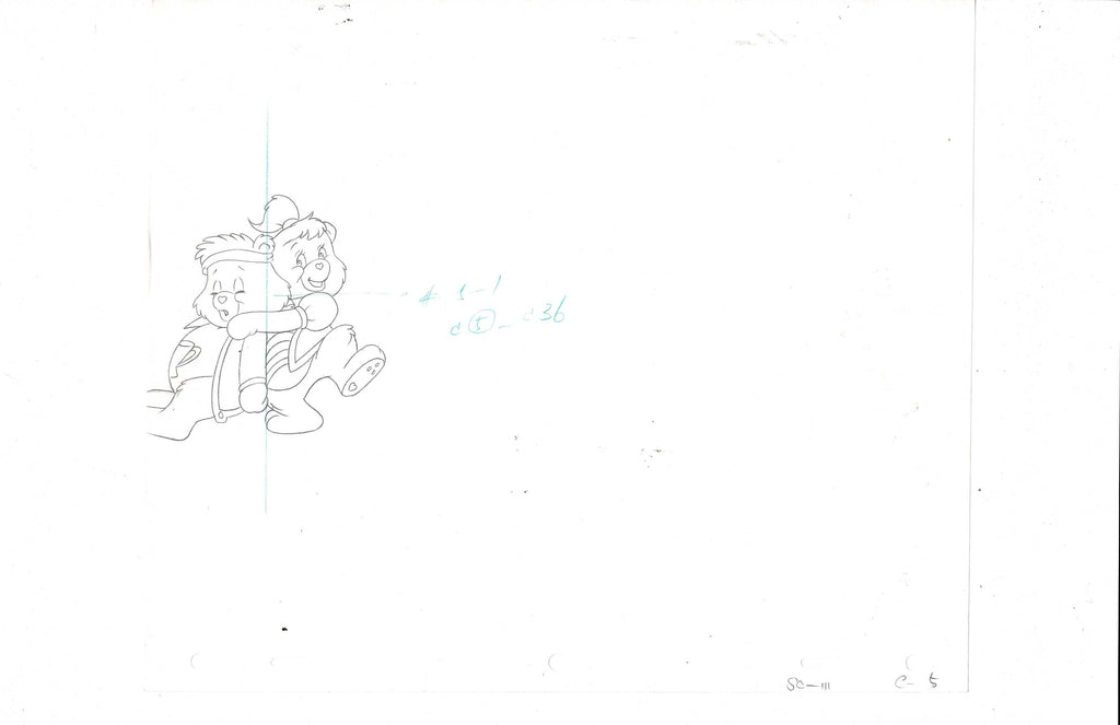 Care Bears sketch EX5329 - Animation Legends