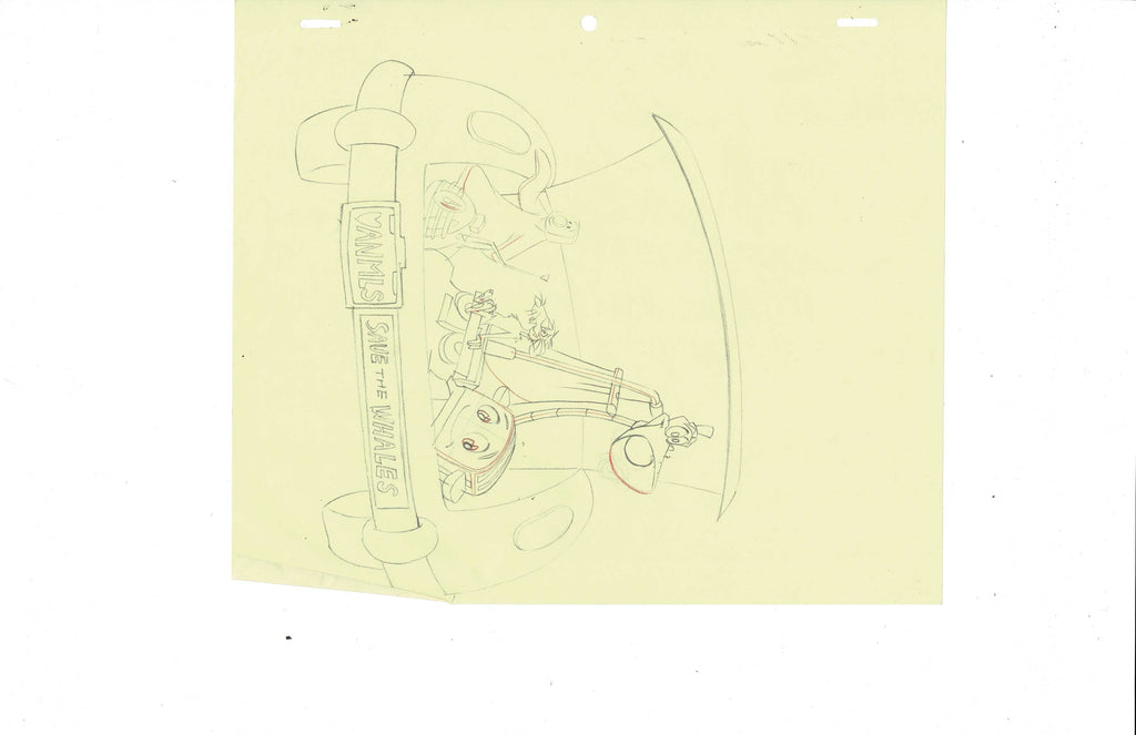 The Brave Little Toaster sketch EX5382 - Animation Legends