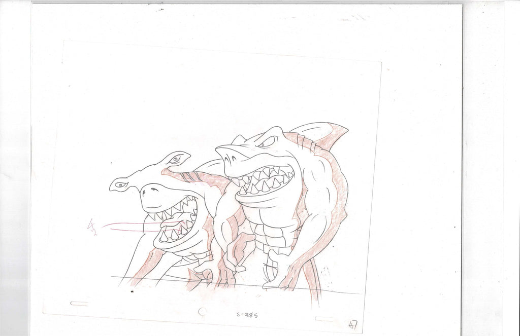 Street Sharks sketch EX5397 - Animation Legends