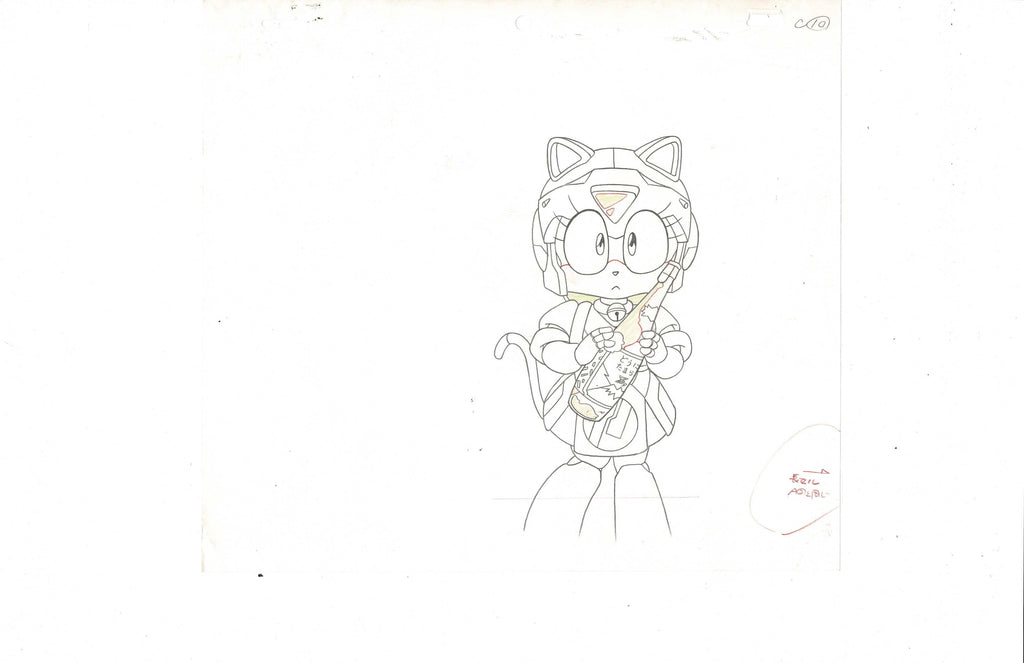 Samurai Pizza cats sketch EX5421 - Animation Legends