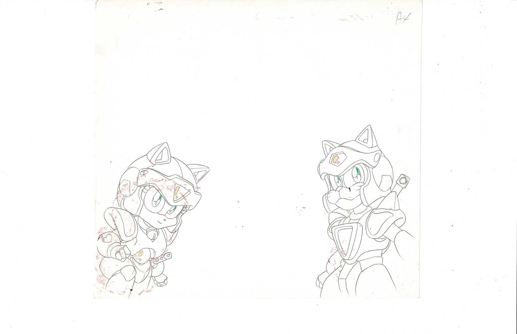 Samurai Pizza cats sketch EX5423 - Animation Legends