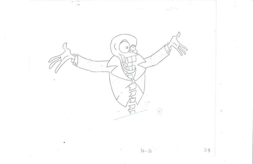 Beetlejuice sketch EX5432 - Animation Legends