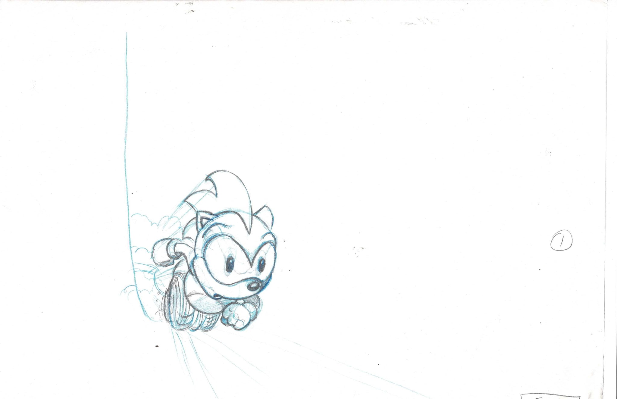 Sonic Underground large sketch EX5488 - Animation Legends